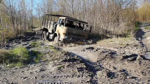 PRZEJAZD WOJSKOWĄ CIĘŻARÓWKĄ STAR 266 + STRAŻACKI STAR